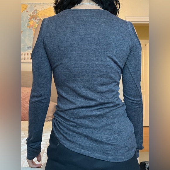 Grey Wilfred Free Cutout Long Sleeve - Picture 3 of 5